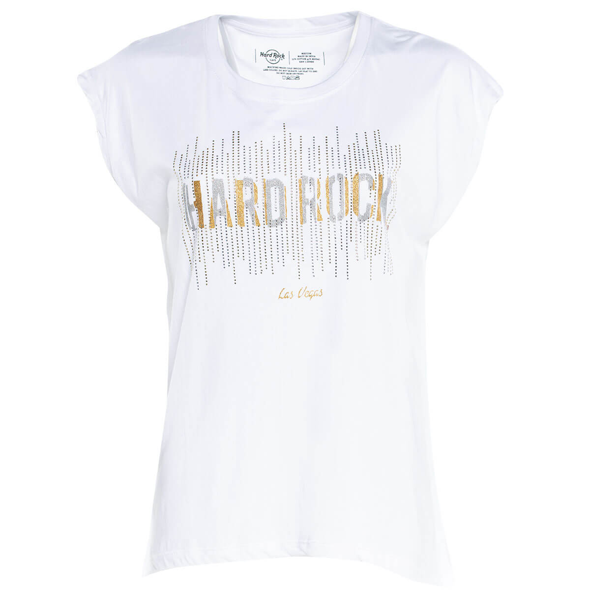 Women's Gold & Silver Crystal Tee image number 1